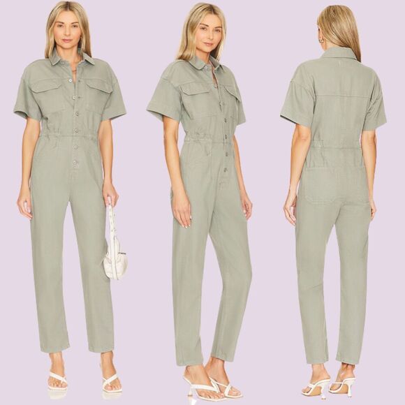 Free People Pants - Free People We The Free Marci Jumpsuit Coveralls Army Green XS Denim Utility